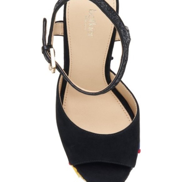 BOTKIER New York Jessie Bright Floral Raffia Wedge - Picture 4 of 8